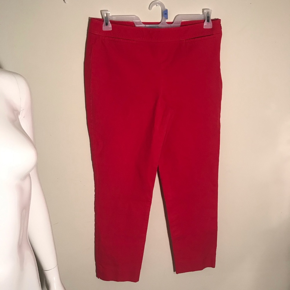 Talbots red Capri pants size 12